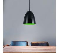 Luxe 6,5W LED Pendule Lampe 1-flg Chambre D'Amis Éclairage Oblong Noir