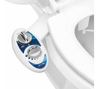 Luxe Bidet Neo 120 - Self Buse de nettoyage - Eau Douce non électrique mécanique Bidet WC Attachment (Bleu et blanc)