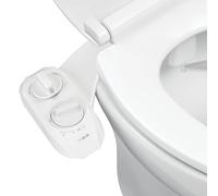 Luxe Bidet NEO 185 Plus - Attachement bidet brevete pour siege de toilette charnieres innovantes pour nettoyer le glissement de glissement facile