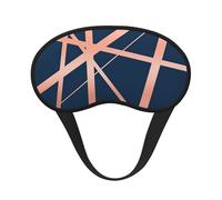 Luxe bleu marine et cuivre,Masques de sommeil occultants, cache-yeux couvrants, masques de sommeil anti-lumière