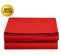 Luxe Drap-Housse sur Amazon. - Plus Haute qualité élégant Confort sans pli 1500 Fils en Coton égyptien de qualité en Drap-Housse, California King Size, Violet