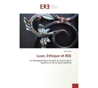 Luxe, Ethique et RSE - Irène Pucci - Universitaires Europeennes - broché - Etude