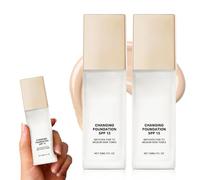 Luxe Fond De Teint Couvrant Imperfections Coréen, 30ml Legacare Fond De Teint Blanc Qui S'adapte à Ta Peau, Luxe Fond De Teint Essence, Legacare Color Changing Foundation For Mature Skin (2PC)