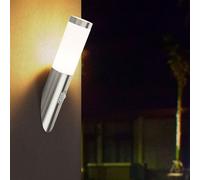 Luxe LED Applique Murale Extérieure En Acier Inoxydable Avec Capteur