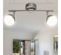 Luxe LED Lampe De Plafond Spot Bille Chrome la Vie Marché Du Travail Chambre