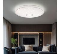 Luxe LED Lampe Plafond Sternen-Himmel Spot Sleep-Funktion Dimmable Blanc