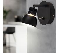 Luxe LED Mur Lampe Spot Sommeil Chambre Récolte Éclairage Noir Mobile