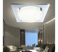 Luxe LED Plafonnier En Verre Opale 12 W Éclairage Cristal Lampe Éclairage