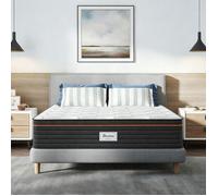 Luxe Matelas 90x200 cm - Epaisseur 30 cm - Mousse à mémoire de forme - Maintien parfait - Très élastique - Extra respirant