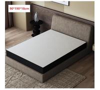 Luxe Matelas mémoire de forme 90x190 cm Memo - épaisseur 18cm- 8 zones de confort mousse mémoire adaptative