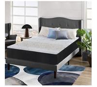 Luxe Matelas mémoire de forme et ressorts ensachés 90x190 Memo - épaisseur 20cm- 8 zones de confort mousse mémoire adaptative