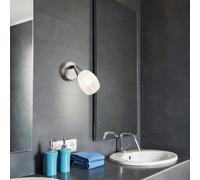 Luxe Mur Lampe Verre Cristal la Vie Ess Chambre Projecteur Spot Lampe Pivotant