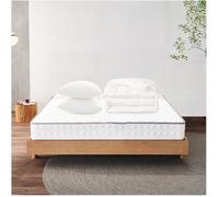 Luxe Pack matelas mémoire de forme 140x190 cm Memo HR + 1 couette 240x220 + 2 oreillers 60x60