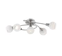 Luxe Plafonnier Intérieur Éclairage Verre 5-flammig Longueur 62,4 CM Manger