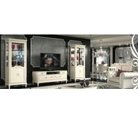 Luxe rtv Set Salon Vitrine tv Moderne Meubles en bois Armoire Style Armoires 3pcs
