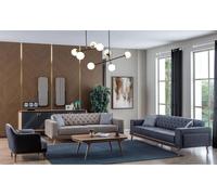 Luxe Salon moderne Set 4pcs. 4 places fauteuil table basse bois meubles JVmoebel