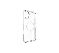 ZAGG Luxe Snap Coque renforcée au graphène pour iPhone 16 Plus [6.7-Pouces], Compatible MagSafe, Design Fin et Confortable, Coque arrière de téléphone Antichoc (Transparent)