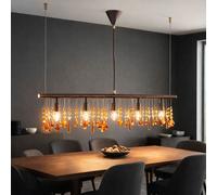 Luxe Suspendu Lampe Ess Chambre Couleurs Cristal Éclairage Plafond