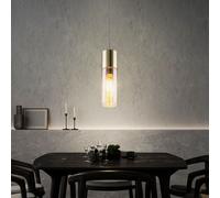 Luxe Suspendu Luminaire Sommeil Clients Chambre Verre en Laiton Couvrir Lampe