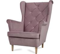 Luxe TV Relax Chesterfield Club Fauteuil Cheserfield Lounge 1 siège Tissu