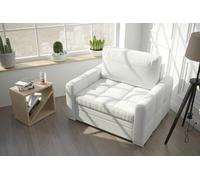 Luxe TV Relax Chesterfield Club Fauteuil Cheserfield Lounge 1 siège Tissu