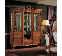 Luxe Vitrine Armoires Marron Grande Vitrine Armoire Bois Salon Nouveau