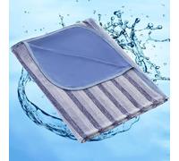 Luxear Couverture Rafraîchissante à Double Face, Technologie Sentiment Froid pour Canapé, Fauteuil, Adulte, Bébé, Enfant, Voyage et Voiture, 200 x 220cm, Bleu