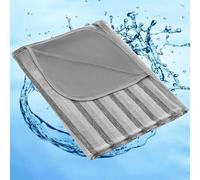 Luxear Couverture Rafraîchissante à Double Face, Technologie Sentiment Froid pour Canapé, Fauteuil, Adulte, Bébé, Enfant, Voyage et Voiture, 200 x 220cm, Gris