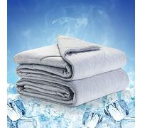Luxear Couverture Rafraîchissante avec Technologie Arc-Chill 3.0 (Q-Max >0,5), Couette d'Été Double Face,pour Lit, Canapé, Doux Coton Lavable Machine, Housse Rafraîchissante 4 Saisons, 200x220 cm