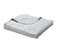 Luxear Couverture Rafraichissante pour Été, Couverture avec Technologie Sentiment Froid, Plaid Doux Léger pour Canapé Fauteuil Adulte Bebe Enfant Chien Voyage Voiture, 130 x 170 Cm, Gris