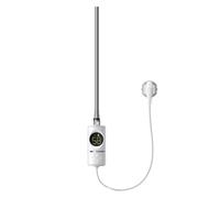 LuxeBath Élément Chauffant Blanc 900W avec Thermostat et Affichage Digital, Régulateur de Température et Fonction Minuterie, Résistance Électrique Chauffante pour Radiateur avec Prise de Courant