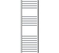 LuxeBath Radiateur de Salle de Bain Sahara 400 x 1200 mm Chrome Courbé Raccord Latéral au Chrom