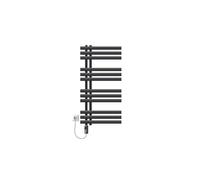 LuxeBath Radiateur Électrique pour Salle de Bain Iron EM, 500 x 1000 mm Anthracite, avec Anthrazit G