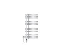 LuxeBath Radiateur de salle de bains en acier design Iron EM 500x1000 mm sèche-serviettes Chrome avec Élément chaufant 300W