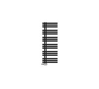 LuxeBath Radiateur Design Iron EM 500x1400 mm Noir Mat Raccord Latéral au Bas avec Schwarz