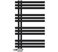 LuxeBath Radiateur Design Iron EM 600x1000 mm Noir Mat Raccord Latéral au Bas avec Schwarz