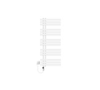 LuxeBath Radiateur Électrique de salle de bains en acier Iron EM 500x1200 mm sèche-serviettes Blanc avec Élément chaufant 900W