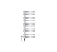 LuxeBath Radiateur Électrique de salle de bains en acier Iron EM 500x1200 mm sèche-serviettes Chrome avec Élément chaufant 1200W