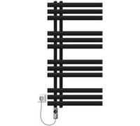 LuxeBath Radiateur Electrique pour Salle de Bain Iron EM, 500x1000mm Noir Mat, avec