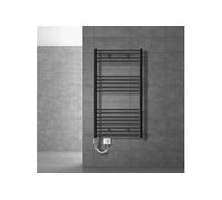 LuxeBath Radiateur Electrique Sahara 750x1200mm, Anthracite, Sèche-Serviettes en Panneau,