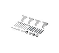 LuxeBath Support pour Radiateur Design de Salle de Bain, Chrome, Matériel de Montage: Chrom G