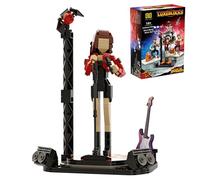 LUXEBLOCKS Rock Star & Stage - Ensemble de construction dynamique 302 pièces avec figurine mobile