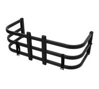Luxebough Rallonges de lit pour camions, rallonge de lit de camion réglable avec support d'attelage, rallonges de hayon rétractables pour camionnettes, construction en aluminium, design rabattable