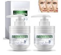 LuxeLift Collagen Firming Body Cream, Luxelift Skin Firming Youth Butter, Creme raffermissante corps au collagène, Lait Corporel Raffermissant, Crème anti-rides Anti-Âge pour raffermir la peau (2PCS)