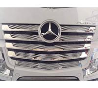 Luxell Lot de 11 housses de gril chromées pour Actros MP4 [2013+] [cabine large]
