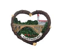 Luxembourg 3D en Forme De Coeur Réfrigérateur Aimant Résine Voyage Souvenirs, Fait Main Maison & Cuisine Décoration Luxembourg Réfrigérateur Aimant Collection Cadeau