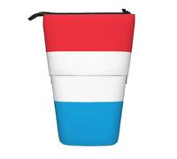Luxembourg Drapeau Extensible Stand Pencil Pouch Multi Design Oxford Tissu Réglable Hauteur Multi-Usages Cosmétique Sac Cosmétique
