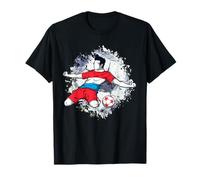 Luxembourg Football Drapeau National du Luxembourg Soccer T-Shirt