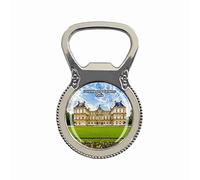 Luxembourg Gardens - Aimant de réfrigérateur - Décapsuleur - Souvenir touristique - Collection cadeau