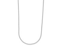 LUXENTER Alvaror Collier avec chaînes en argent sterling 925 finition rhodium couleur argent